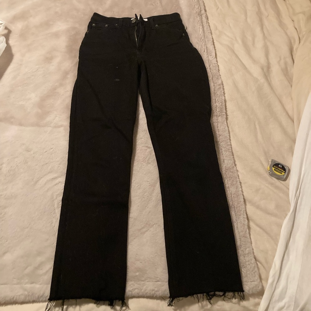Reformation high waist Audrey black pants - size 24